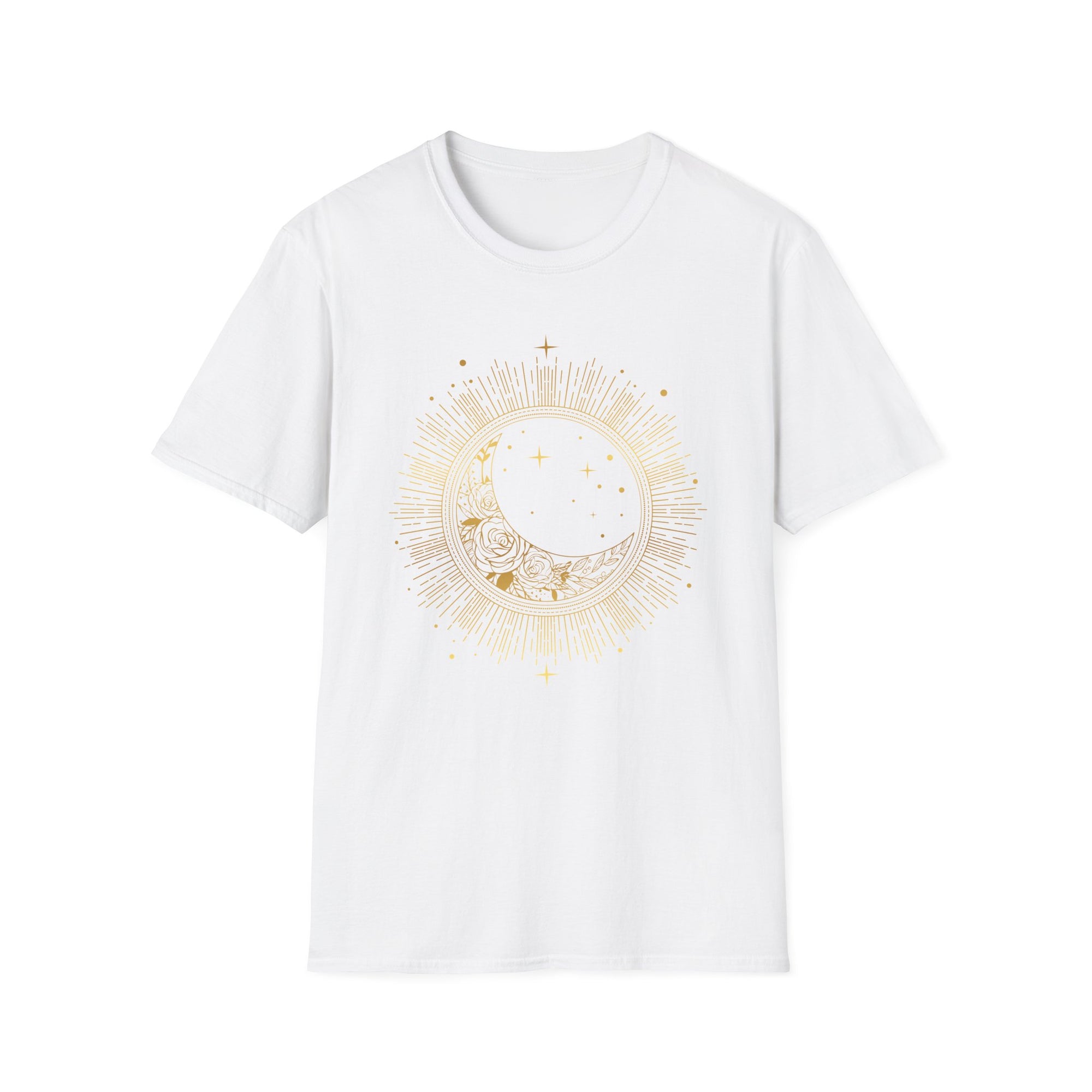 🌙☀️✨ Crescent moon and sunburst