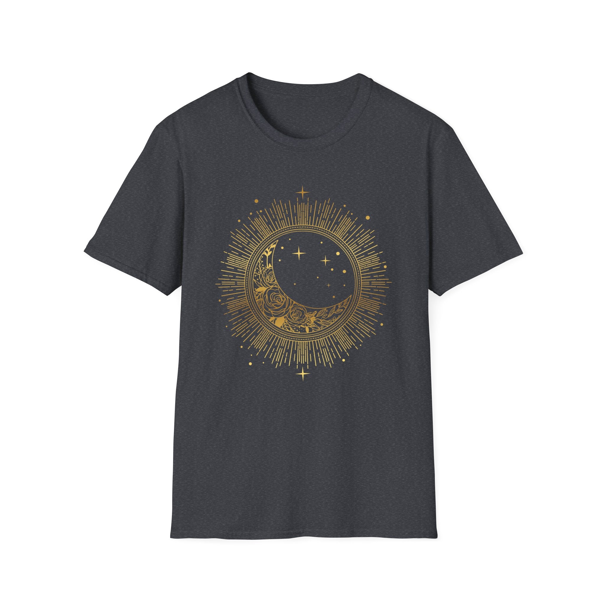 🌙☀️✨ Crescent moon and sunburst
