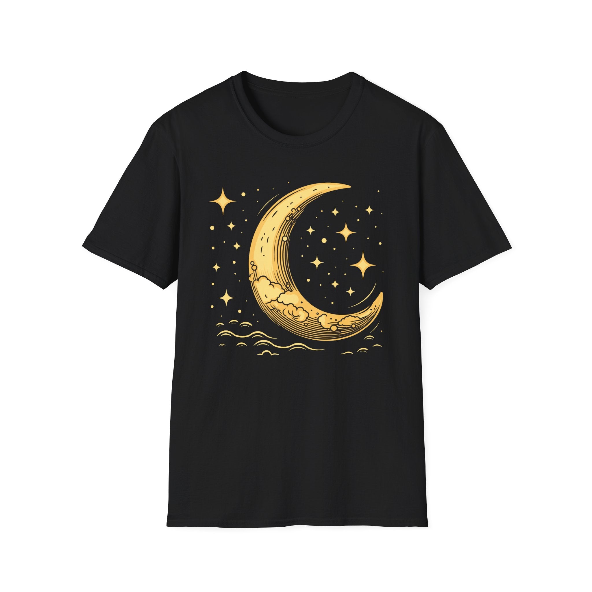 🌙⭐✨ Crescent moon and stars design