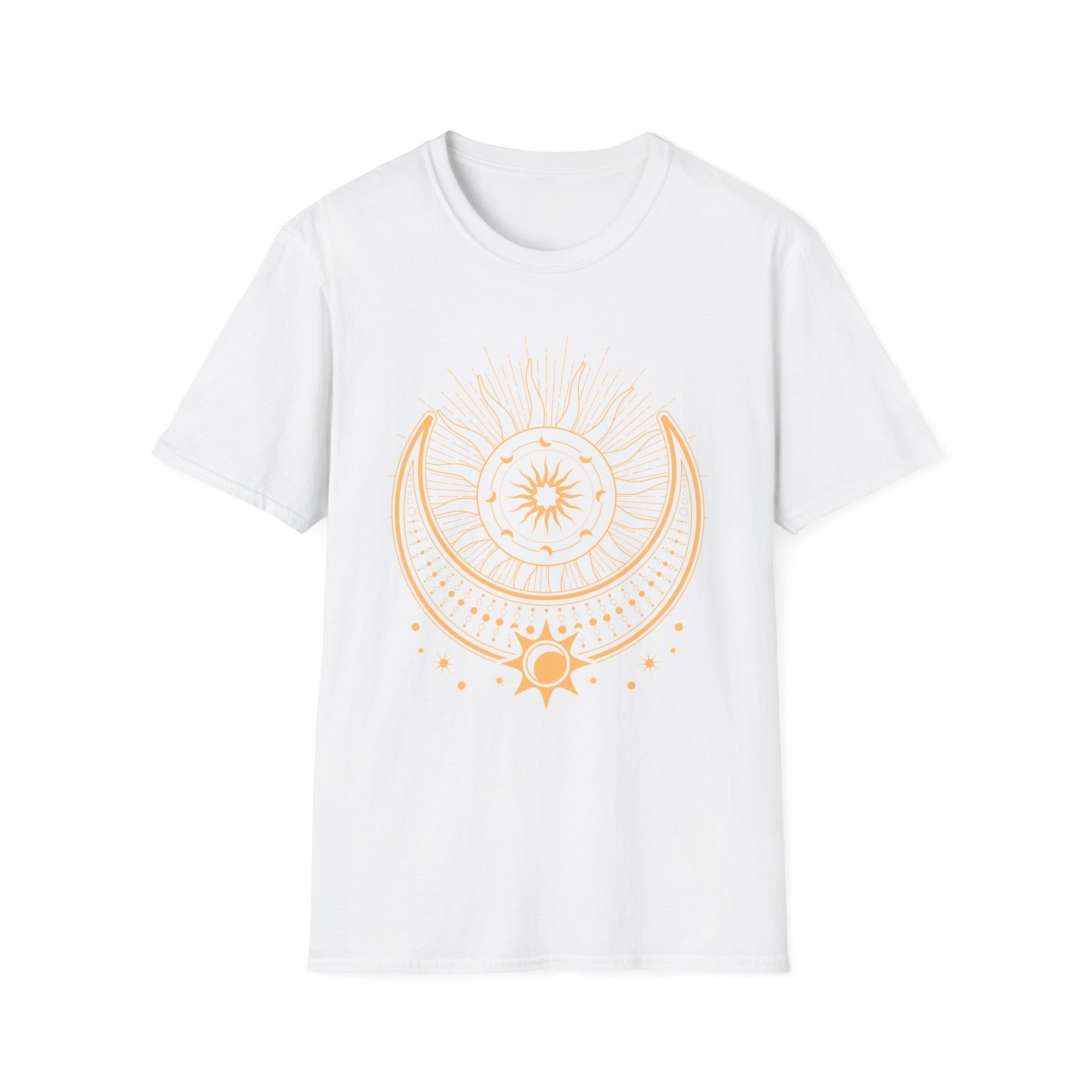 🌞🌙✨ Moon and sunburst design