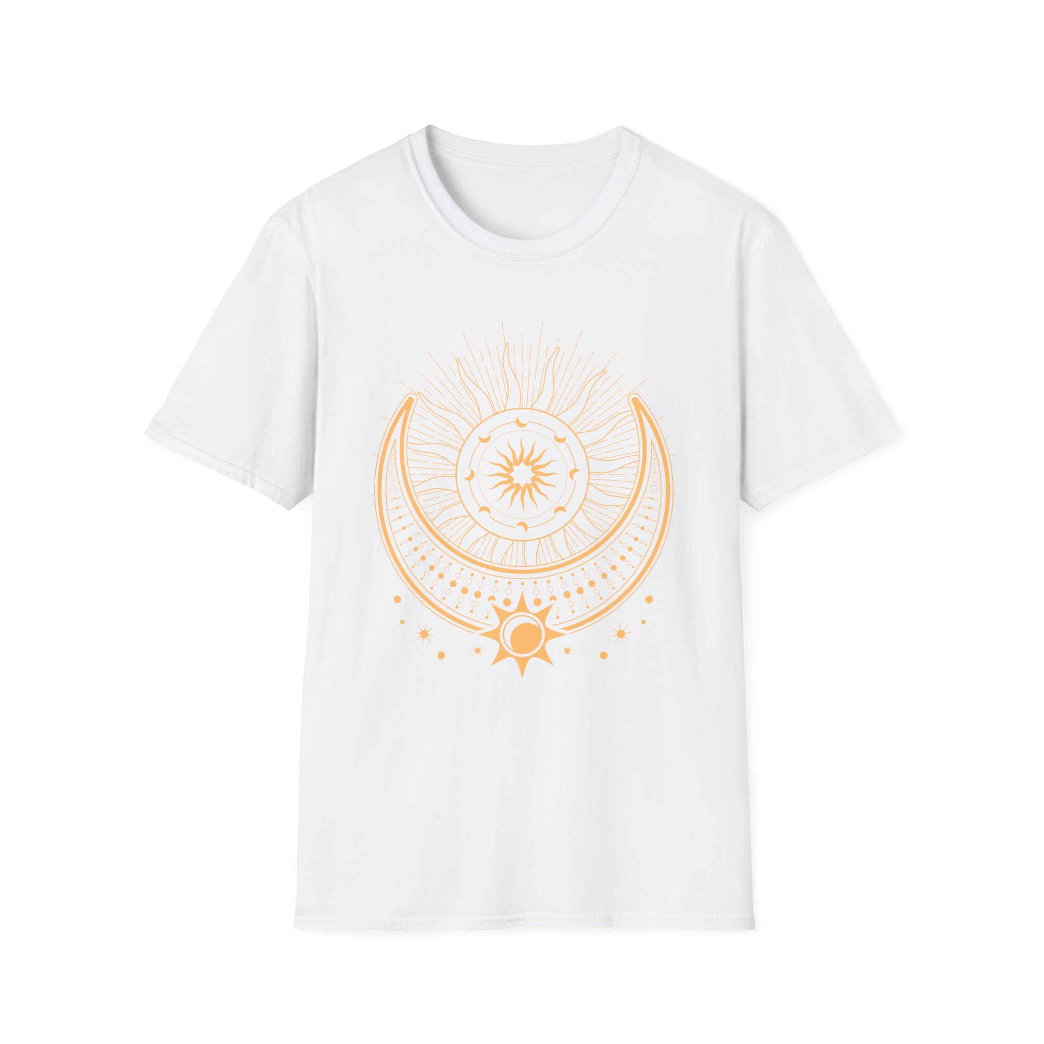 🌞🌙✨ Moon and sunburst design