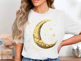 🌙⭐✨ Crescent moon and stars design