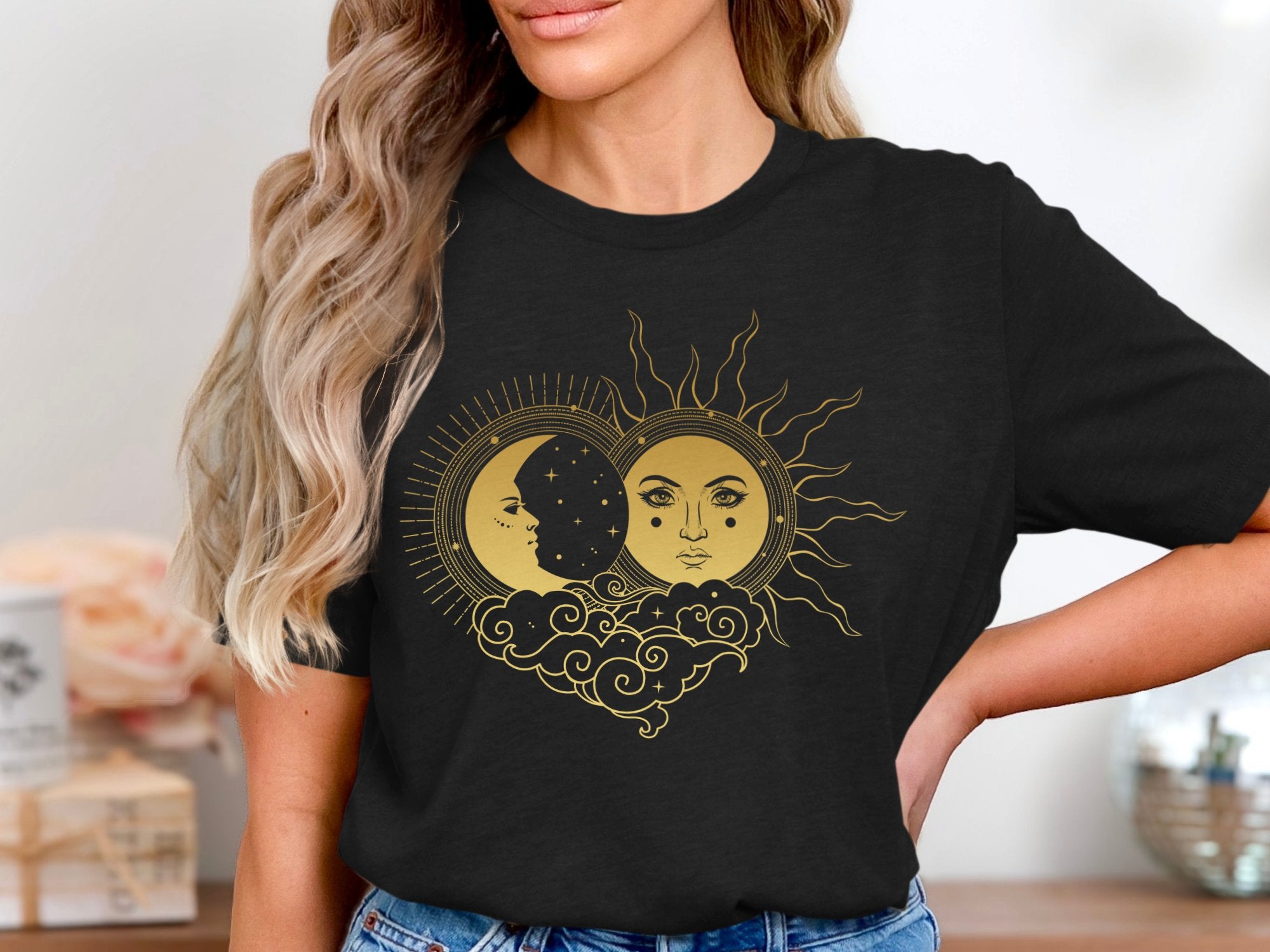 ☀️🌙✨ Captivating sun and moon design