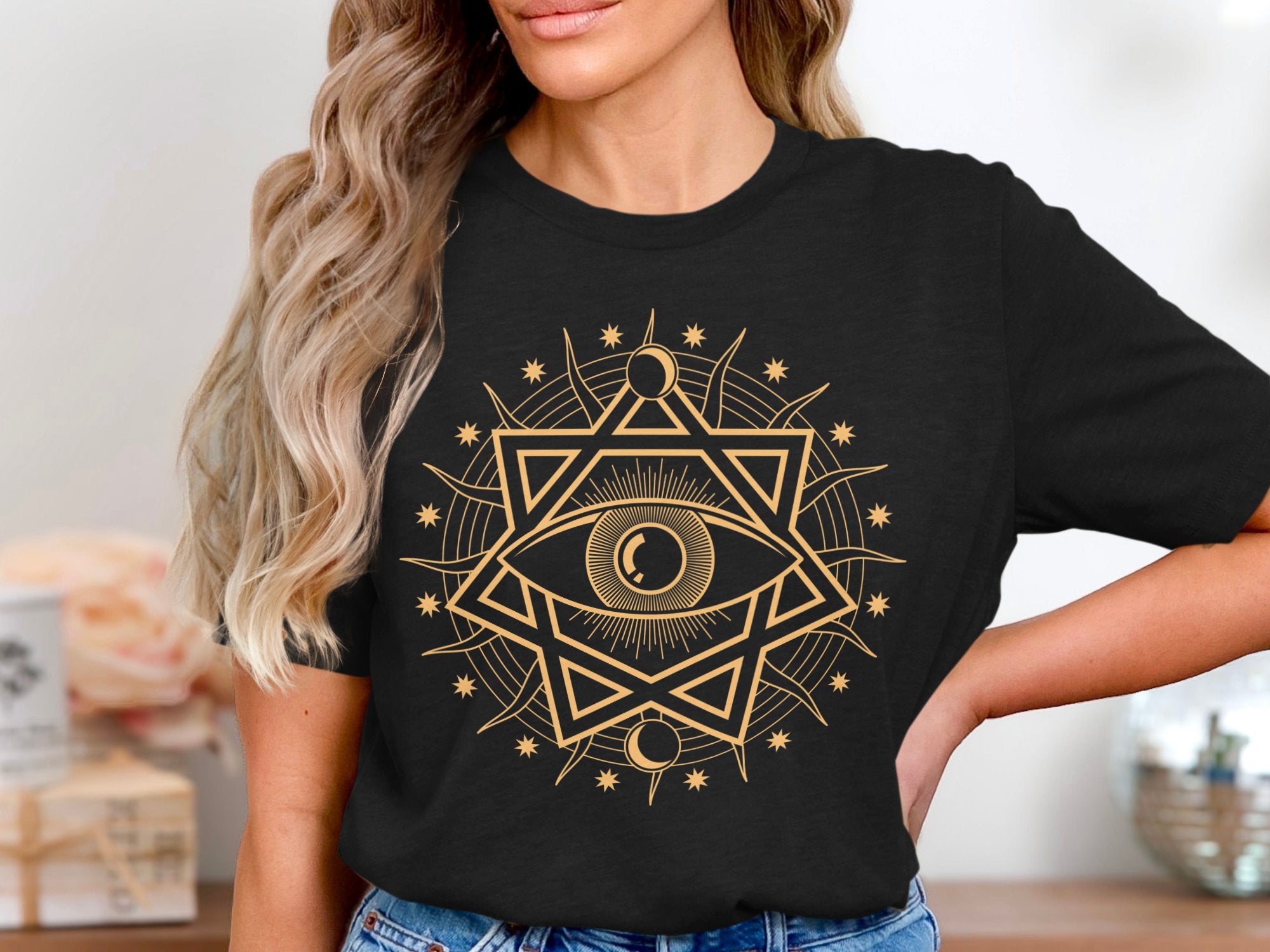 👁️🔯✨ All-seeing eye within a Star of David