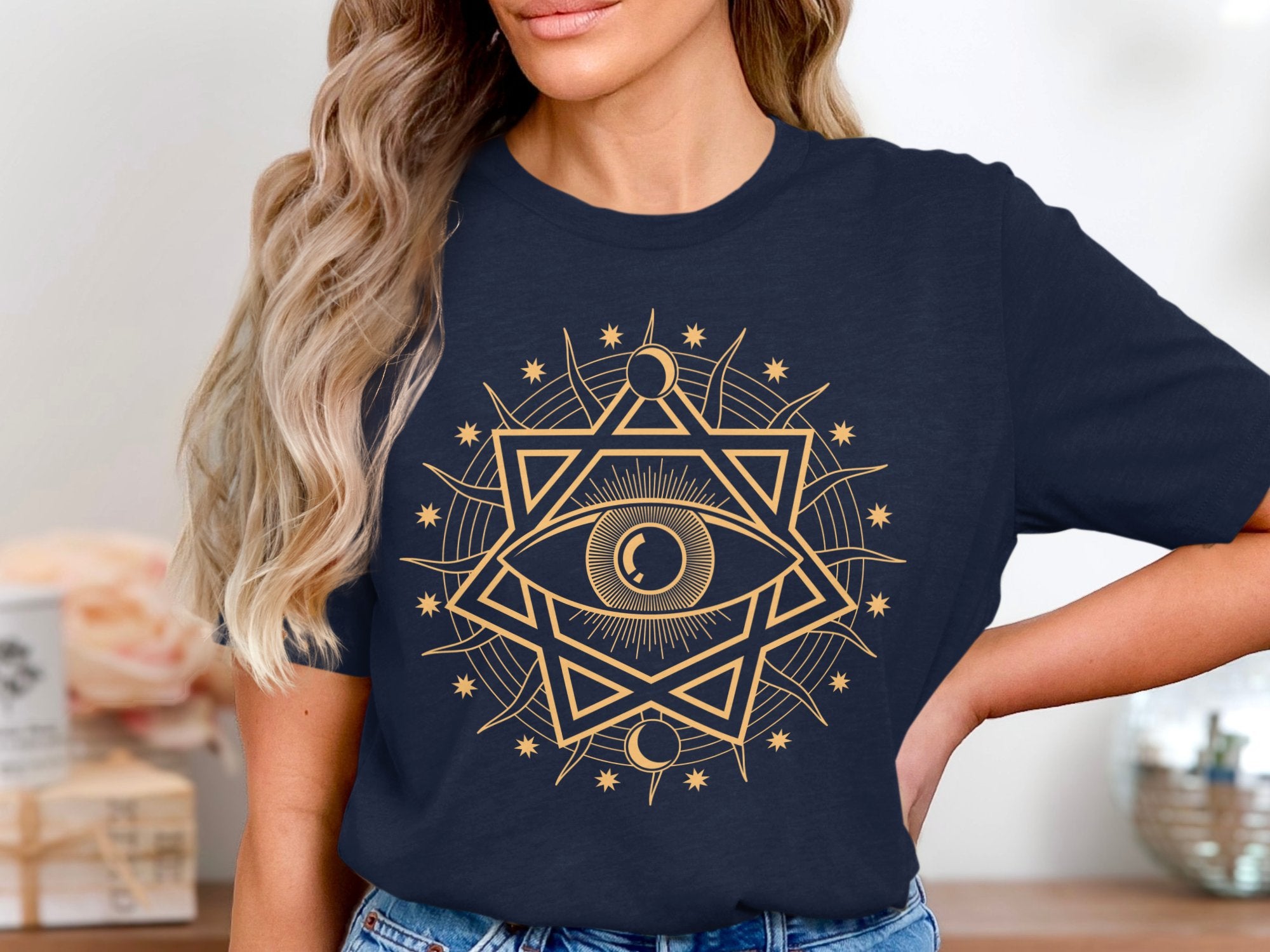 👁️🔯✨ All-seeing eye within a Star of David