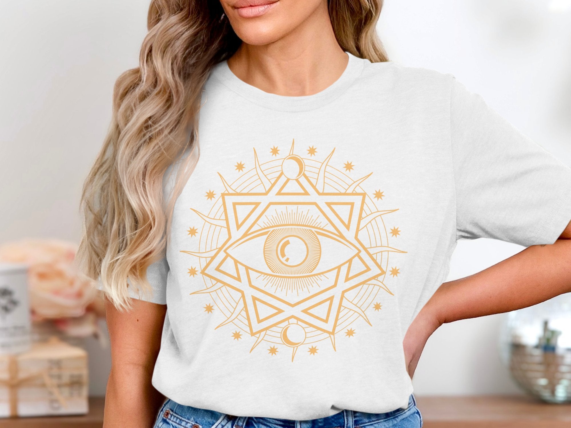 👁️🔯✨ All-seeing eye within a Star of David