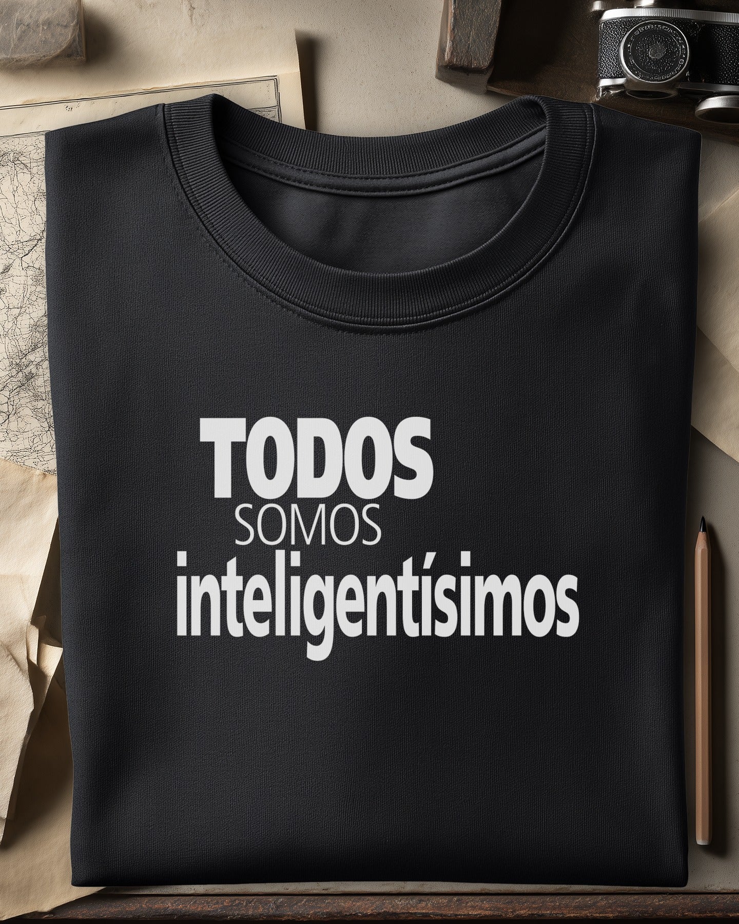 🧠✨📖 Todos somos inteligentísimos NEGRA (Frente) + 80 años más tarde… (Espalda)