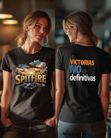 ✈️🔥🇬🇧 SPITFIRE Colorful (Frente) + Las victorias no son definitivas (Espalda)