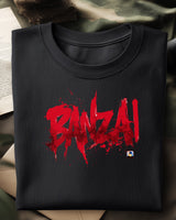 ⚔️🇯🇵🔥 BANZAI Rojo (Frente) + Bonsái Upppsss! (Espalda)