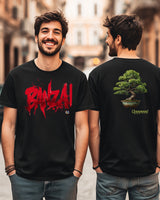 ⚔️🇯🇵🔥 BANZAI Rojo (Frente) + Bonsái Upppsss! (Espalda)
