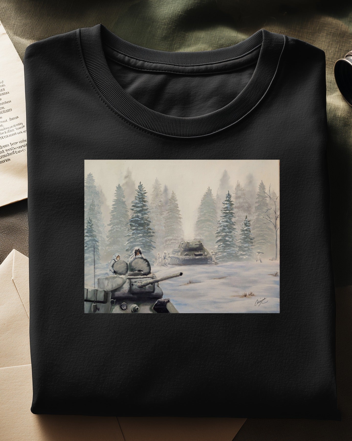 ❄️🪖🌨️ Pinturas WWII: El verdadero General Invierno (Frente/Espalda)