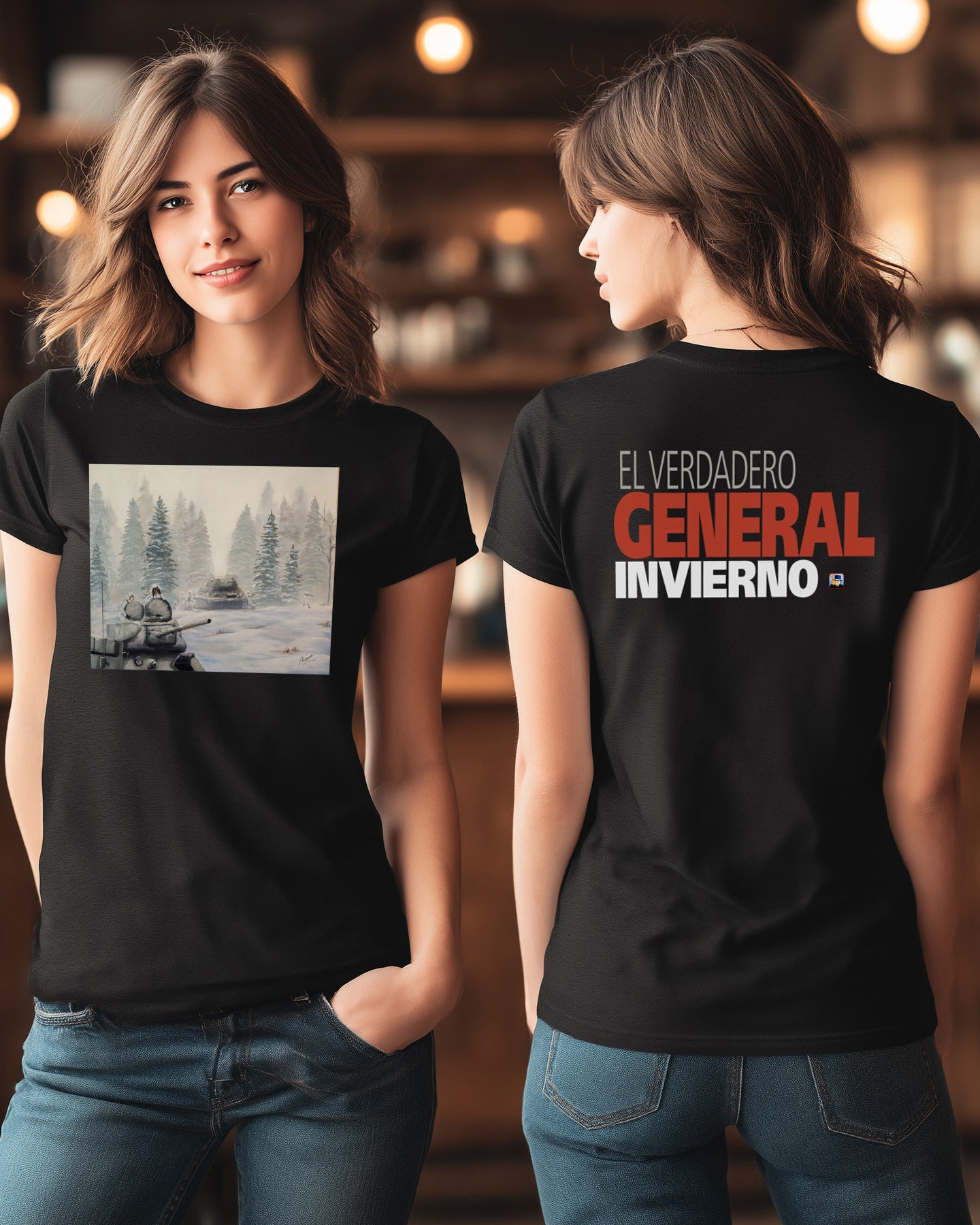 ❄️🪖🌨️ Pinturas WWII: El verdadero General Invierno (Frente/Espalda)