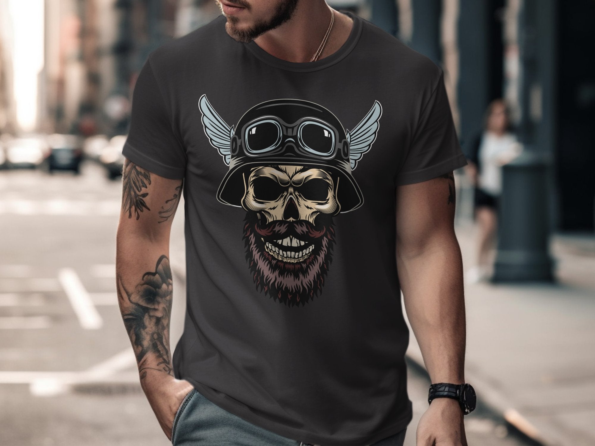 ☠️☁️⚡ Skyrider Skull
