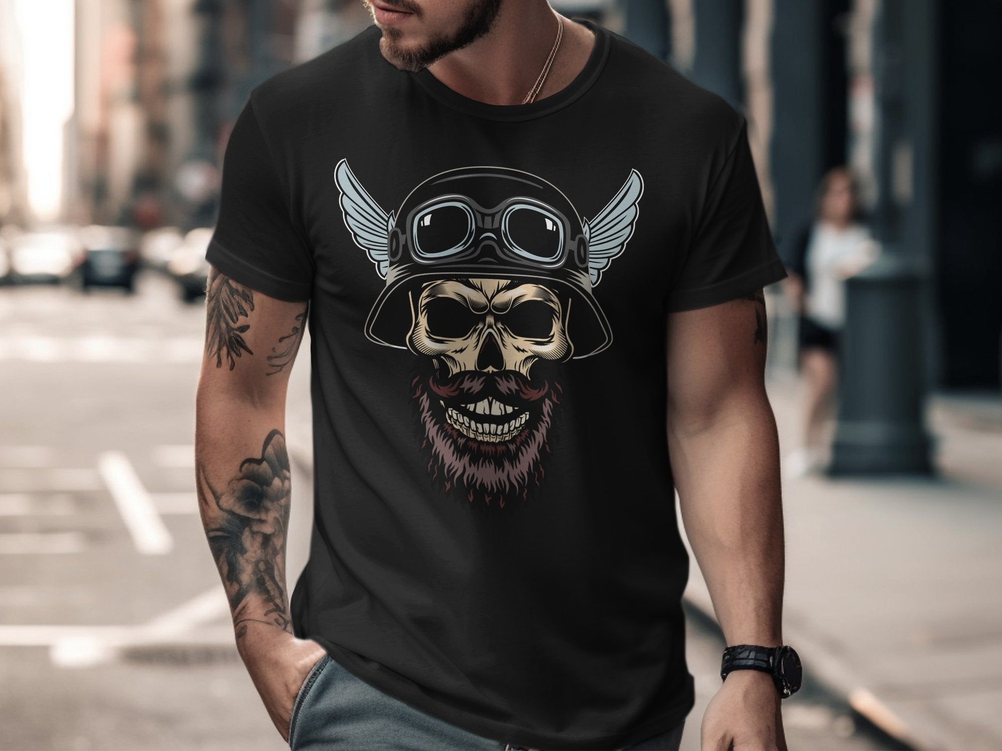☠️☁️⚡ Skyrider Skull
