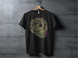 ☠️🌈🌀 Hypnotic blast of color skull