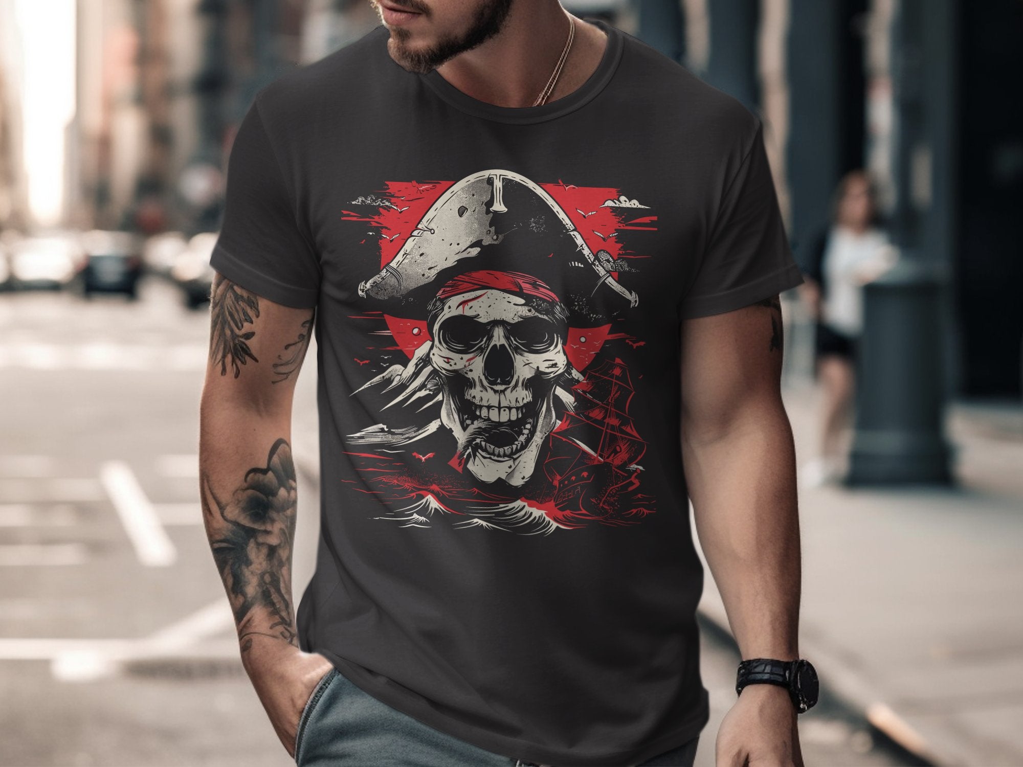 ☠️⚓🏴‍☠️ Dead Men Sail - Pirate Skull