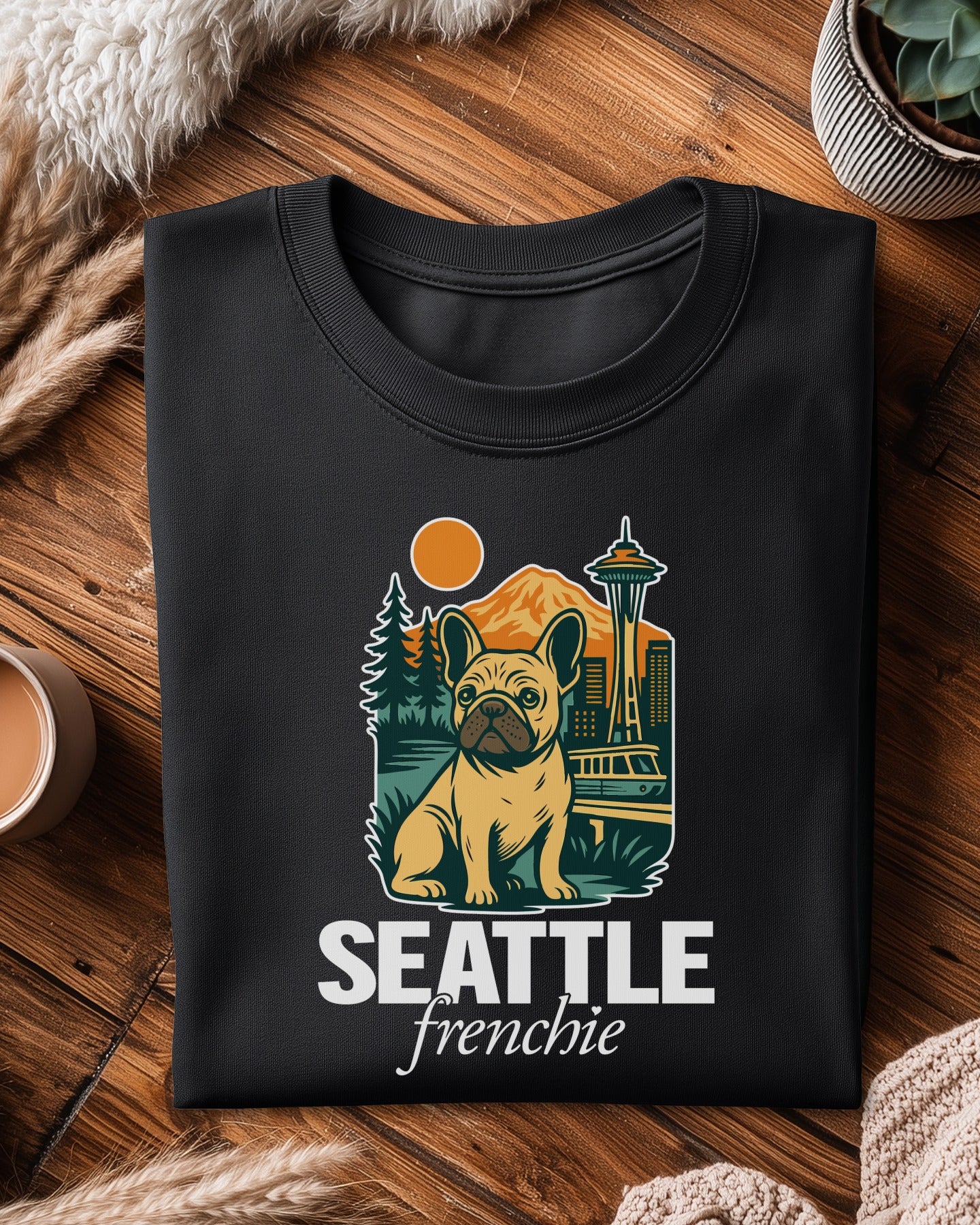 🐶☕🌧️ SEATTLE frenchie