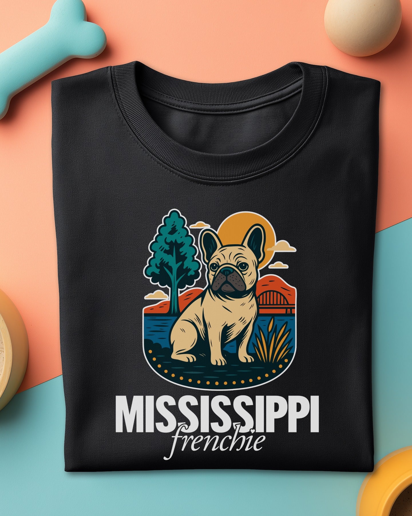 🐶🌊🎸 MISSISSIPPI frenchie