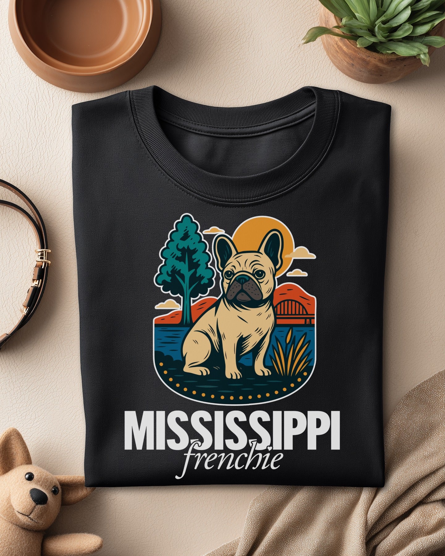 🐶🌊🎸 MISSISSIPPI frenchie