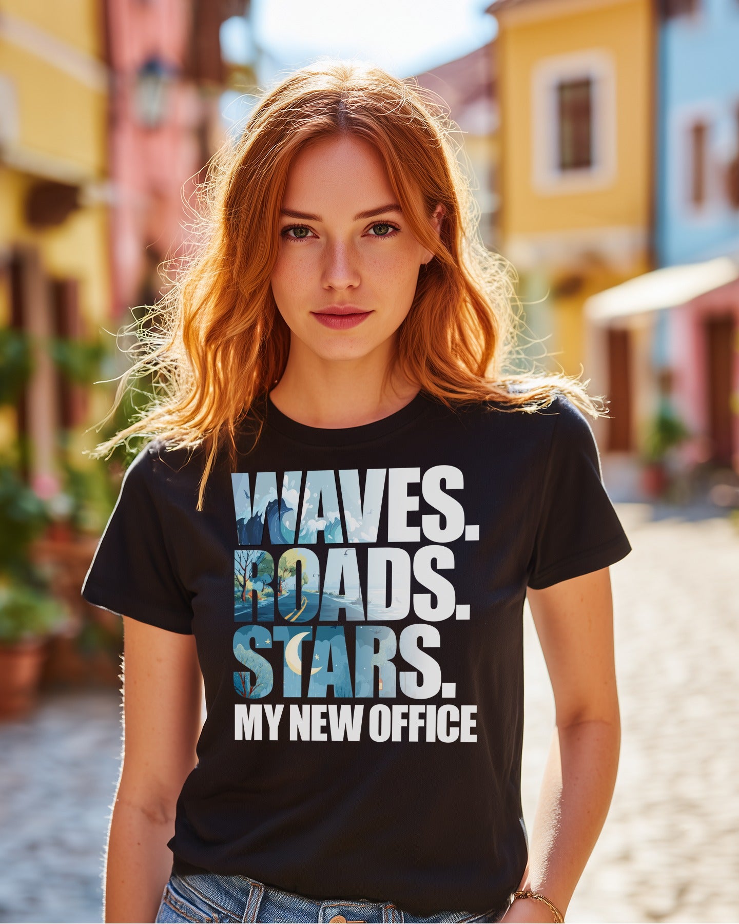 🌊🛣️⭐ My New Office Waves Roads Stars
