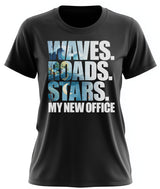 🌊🛣️⭐ My New Office Waves Roads Stars