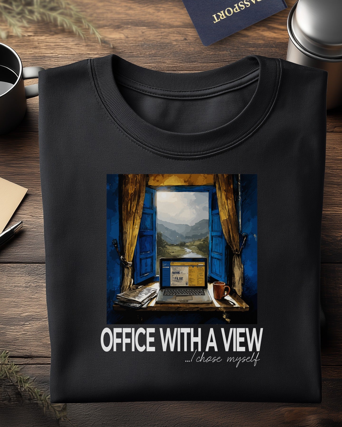 🏞️💻✈️ Office With a View. I Chose Myself