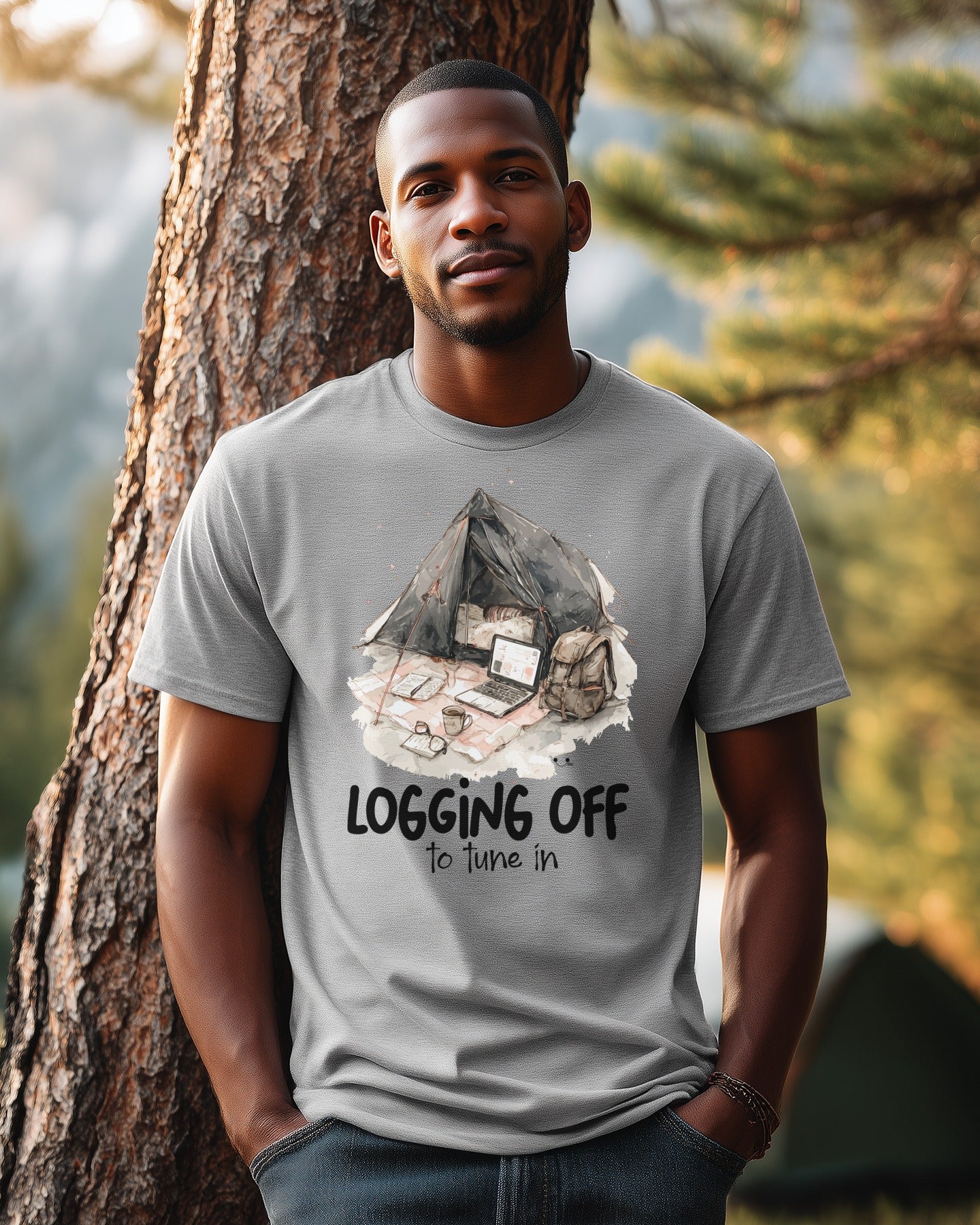 ⛺💻☕ Logging Off Tent
