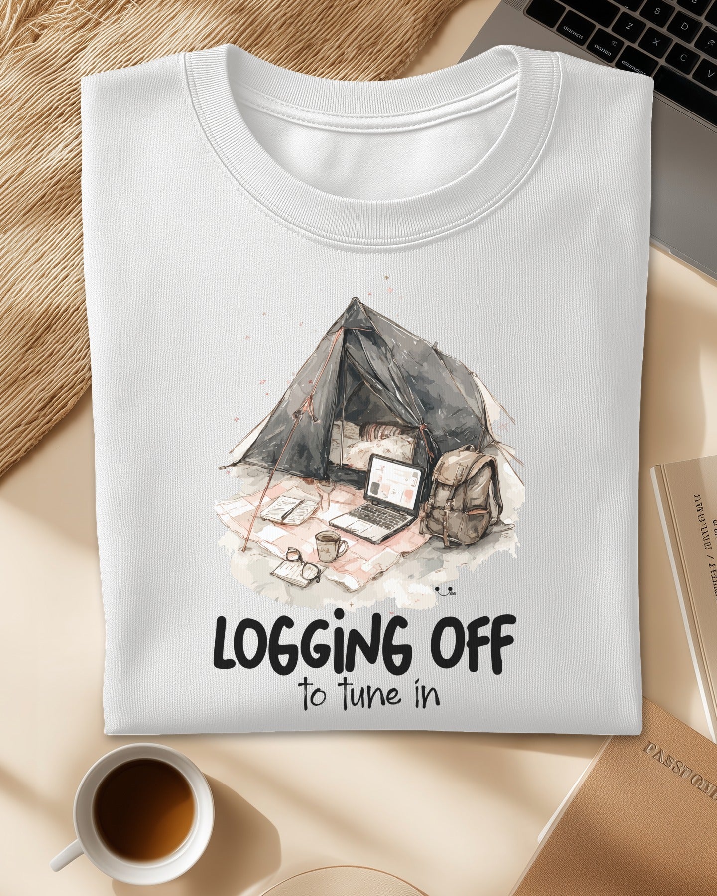 ⛺💻☕ Logging Off Tent