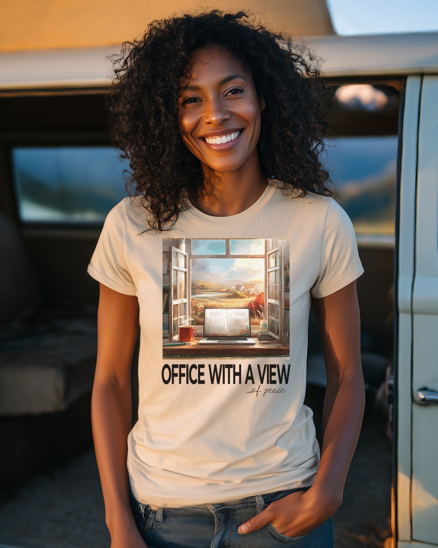 🌾📖🌅 Office With a View of Peace