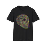 ☠️🌈🌀 Hypnotic blast of color skull
