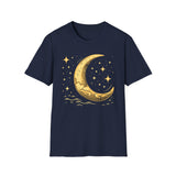 🌙⭐✨ Crescent moon and stars design