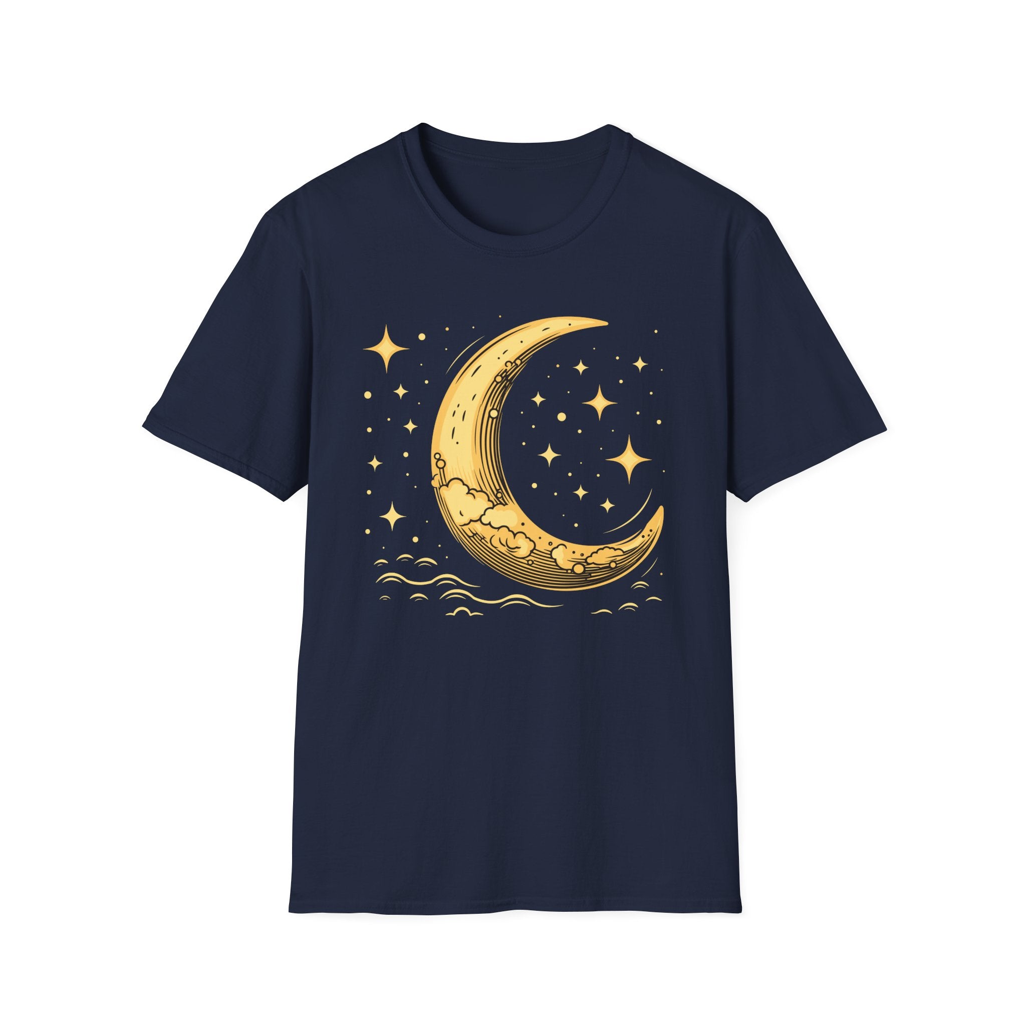 🌙⭐✨ Crescent moon and stars design