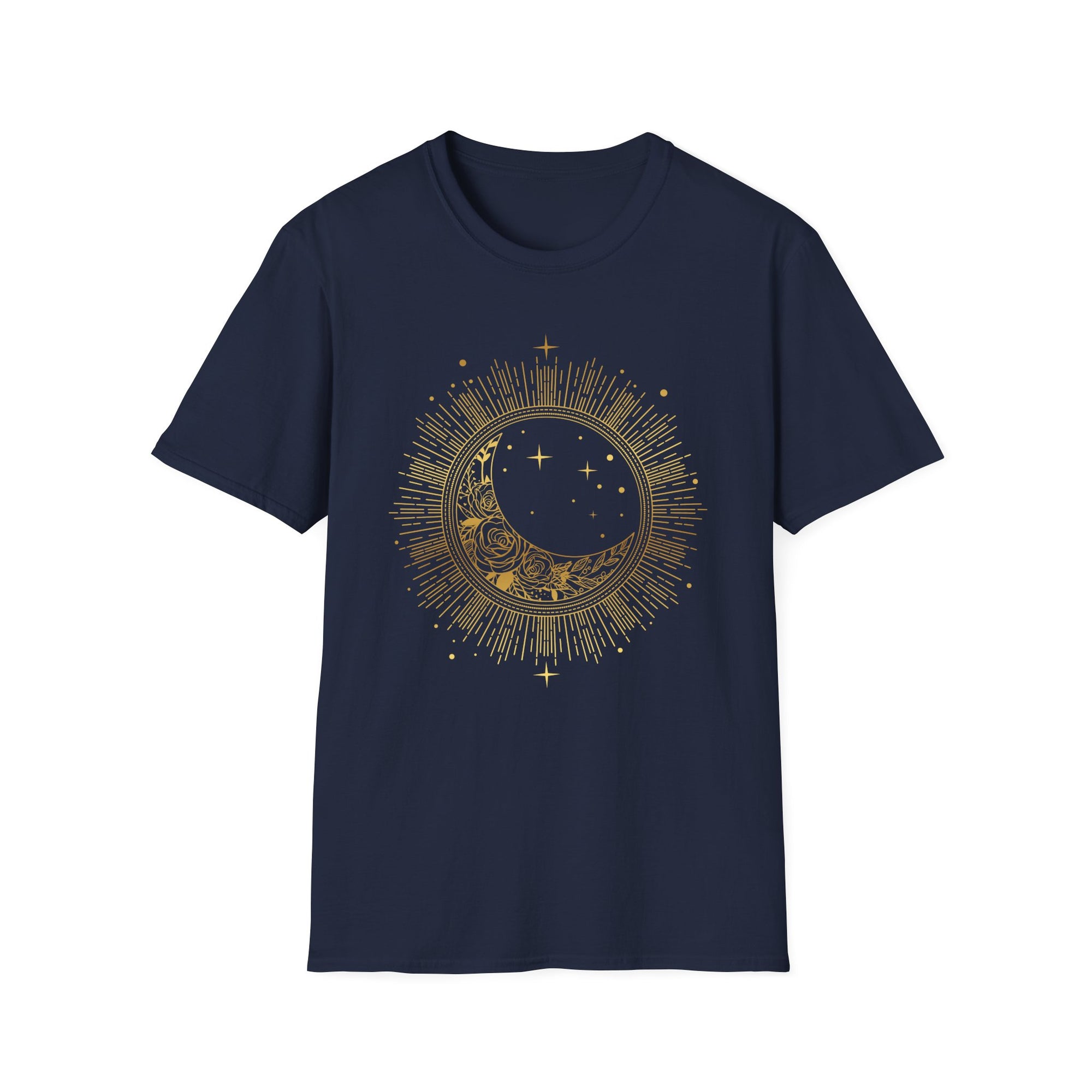 🌙☀️✨ Crescent moon and sunburst