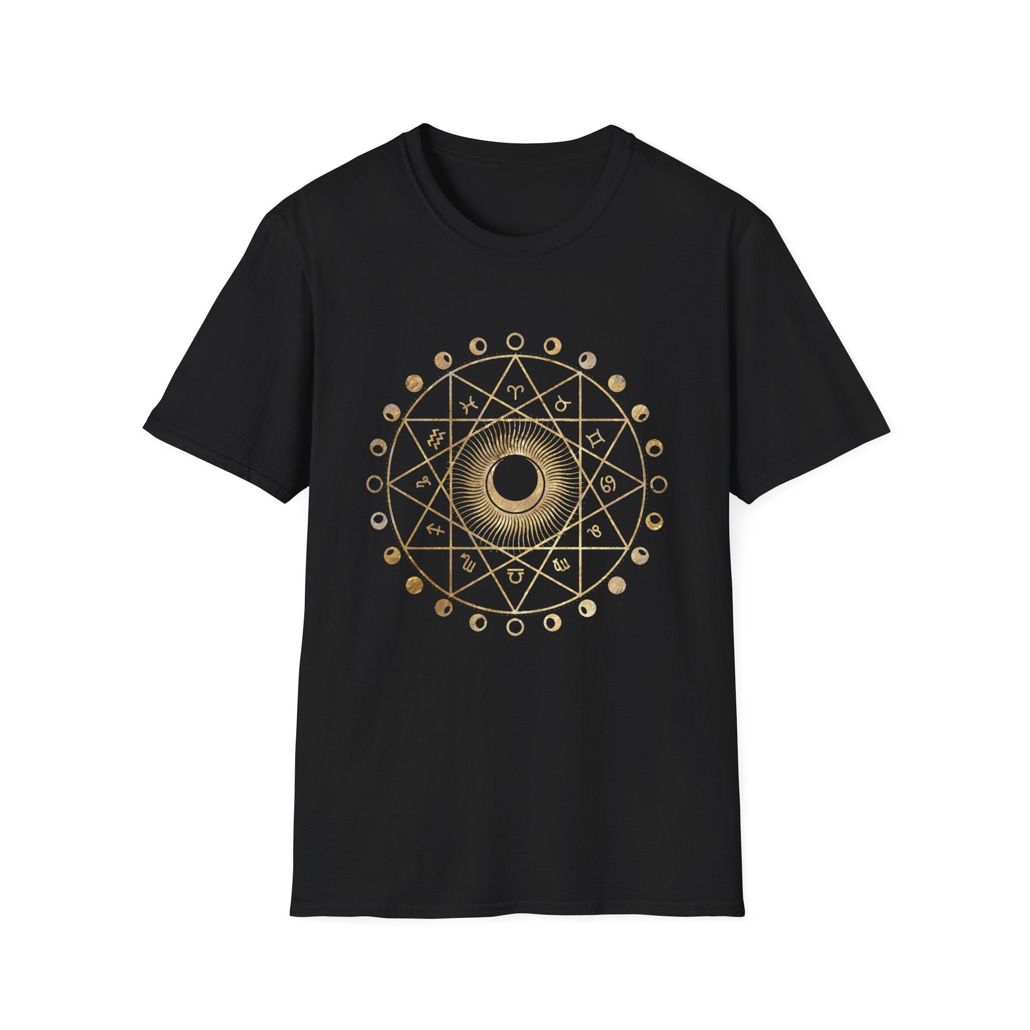 🌙🔯✨ Intricate zodiac and moon phases
