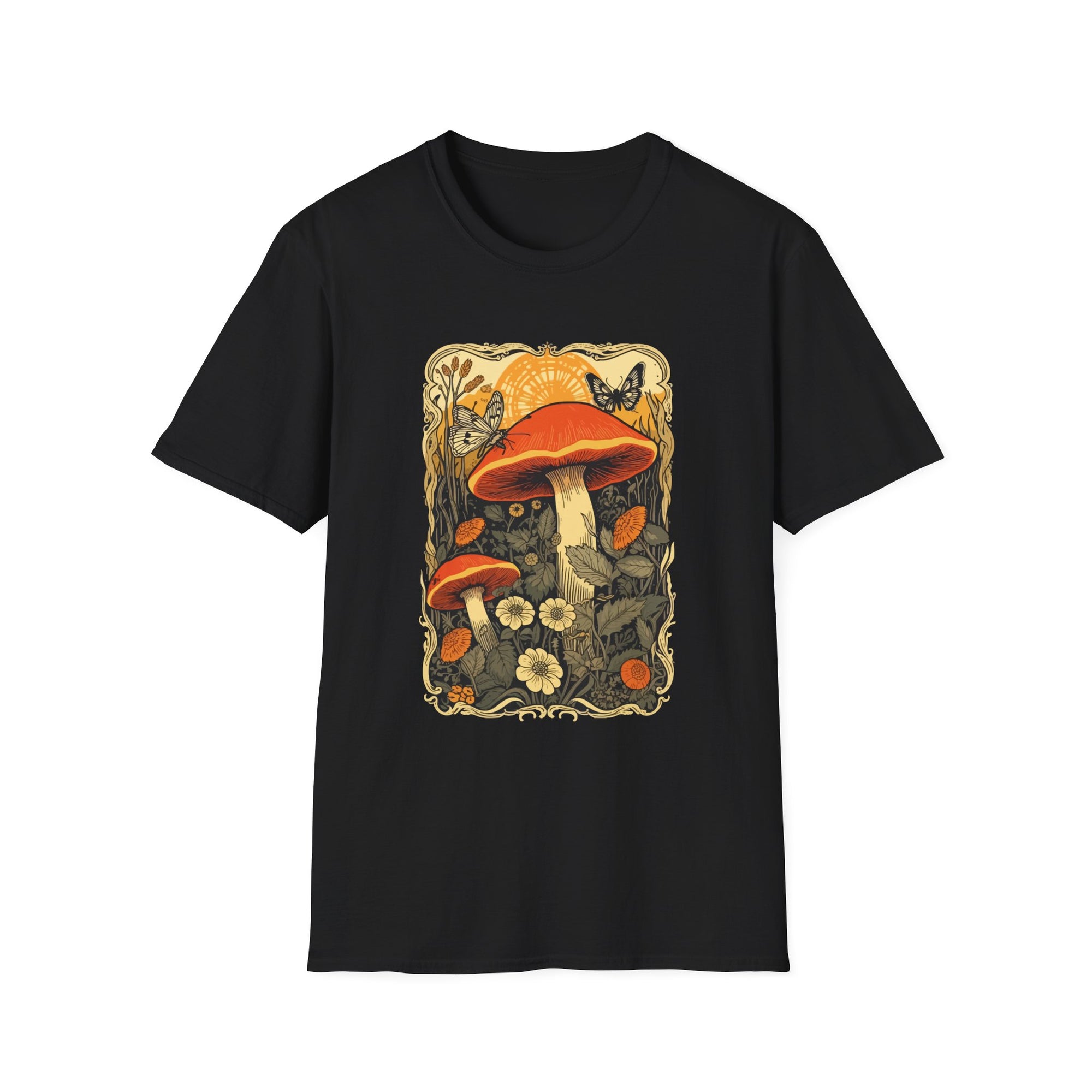 🍄🎨✨ Art Nouveau Mushrooms