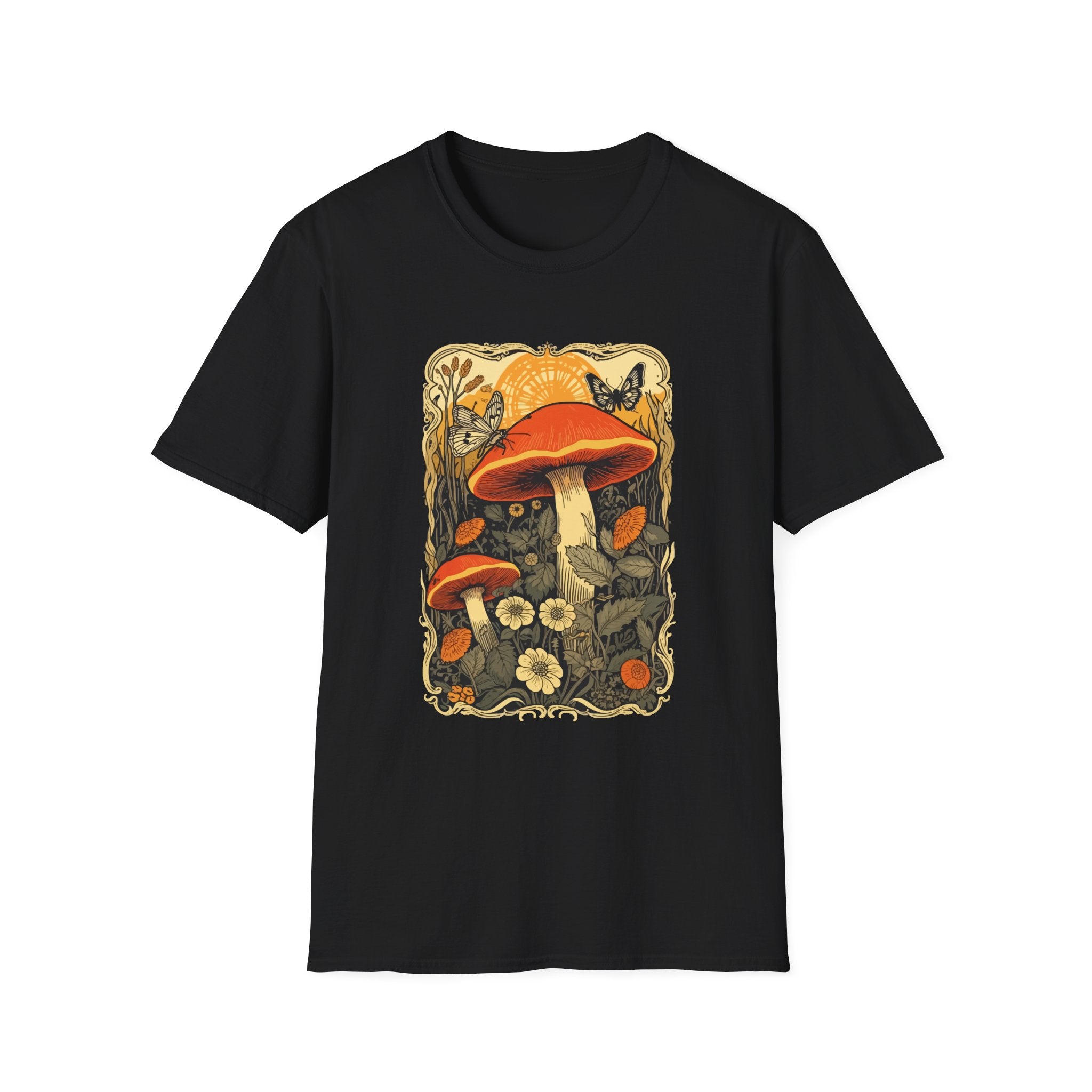 🍄🎨✨ Art Nouveau Mushrooms