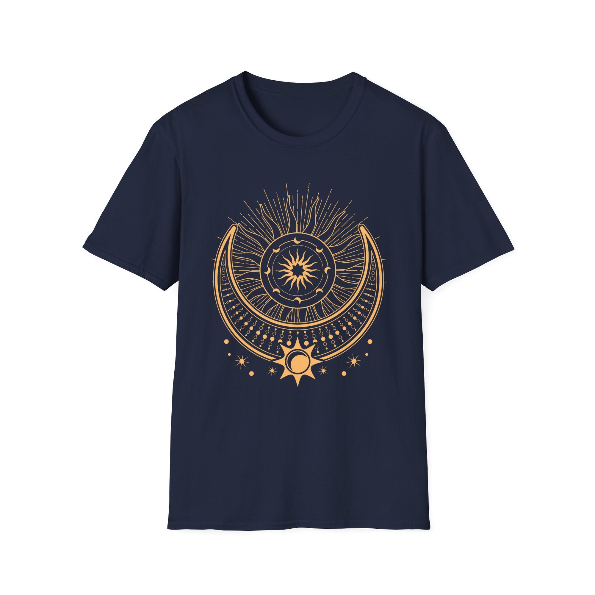 🌞🌙✨ Moon and sunburst design
