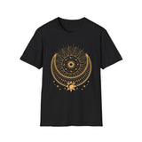 🌞🌙✨ Moon and sunburst design