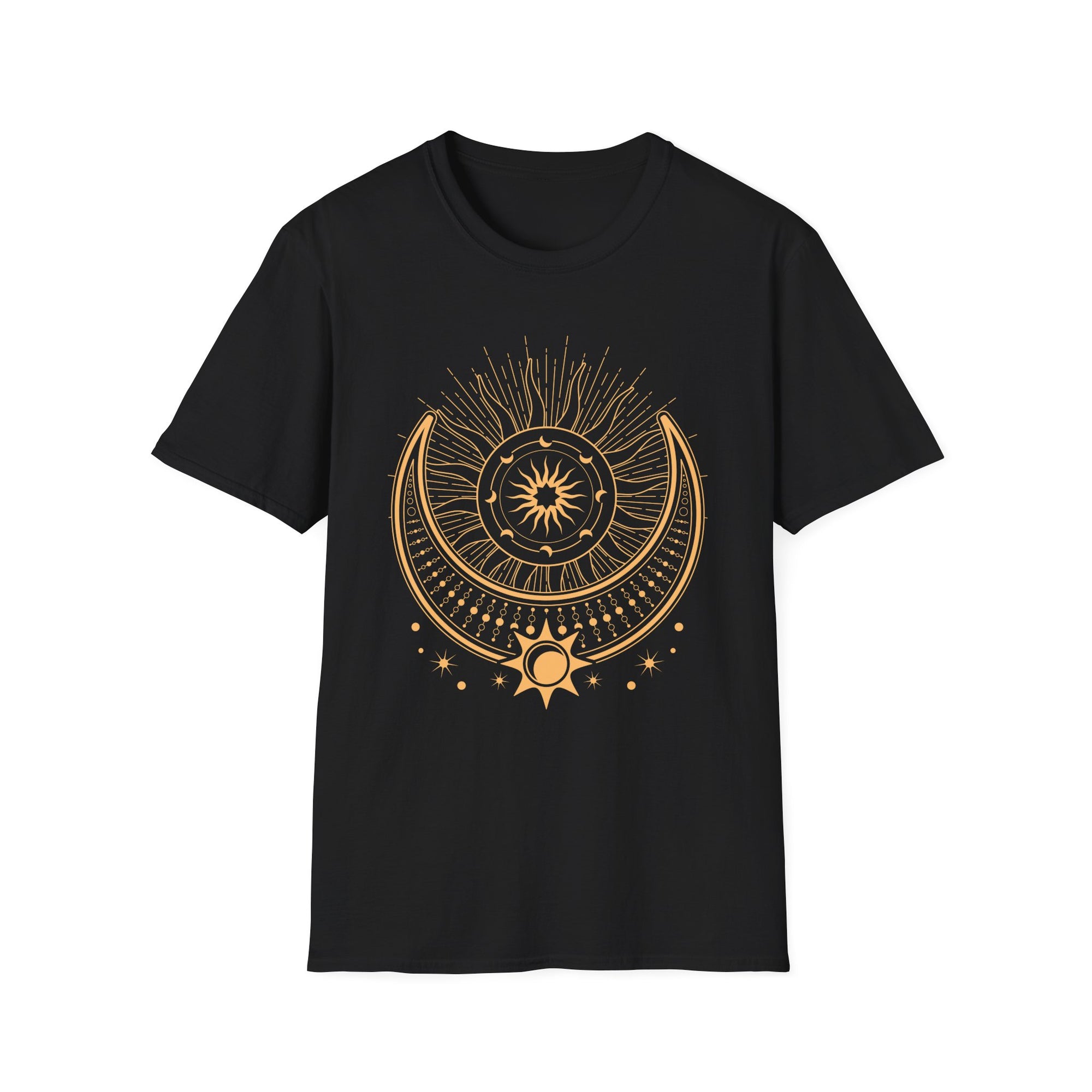 🌞🌙✨ Moon and sunburst design