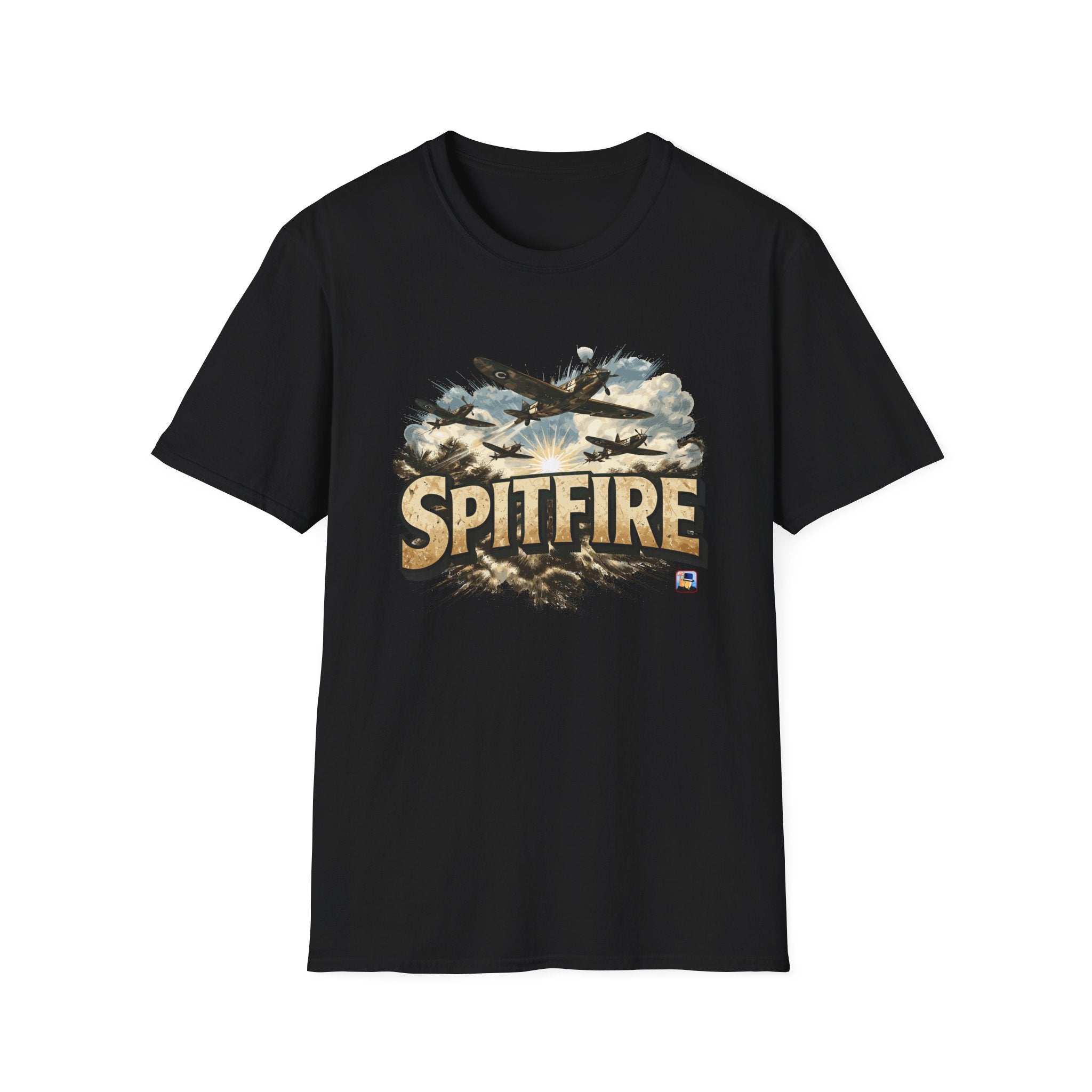 ✈️🔥🇬🇧 SPITFIRE Vintage (Frente) + Las victorias no son definitivas (Espalda)
