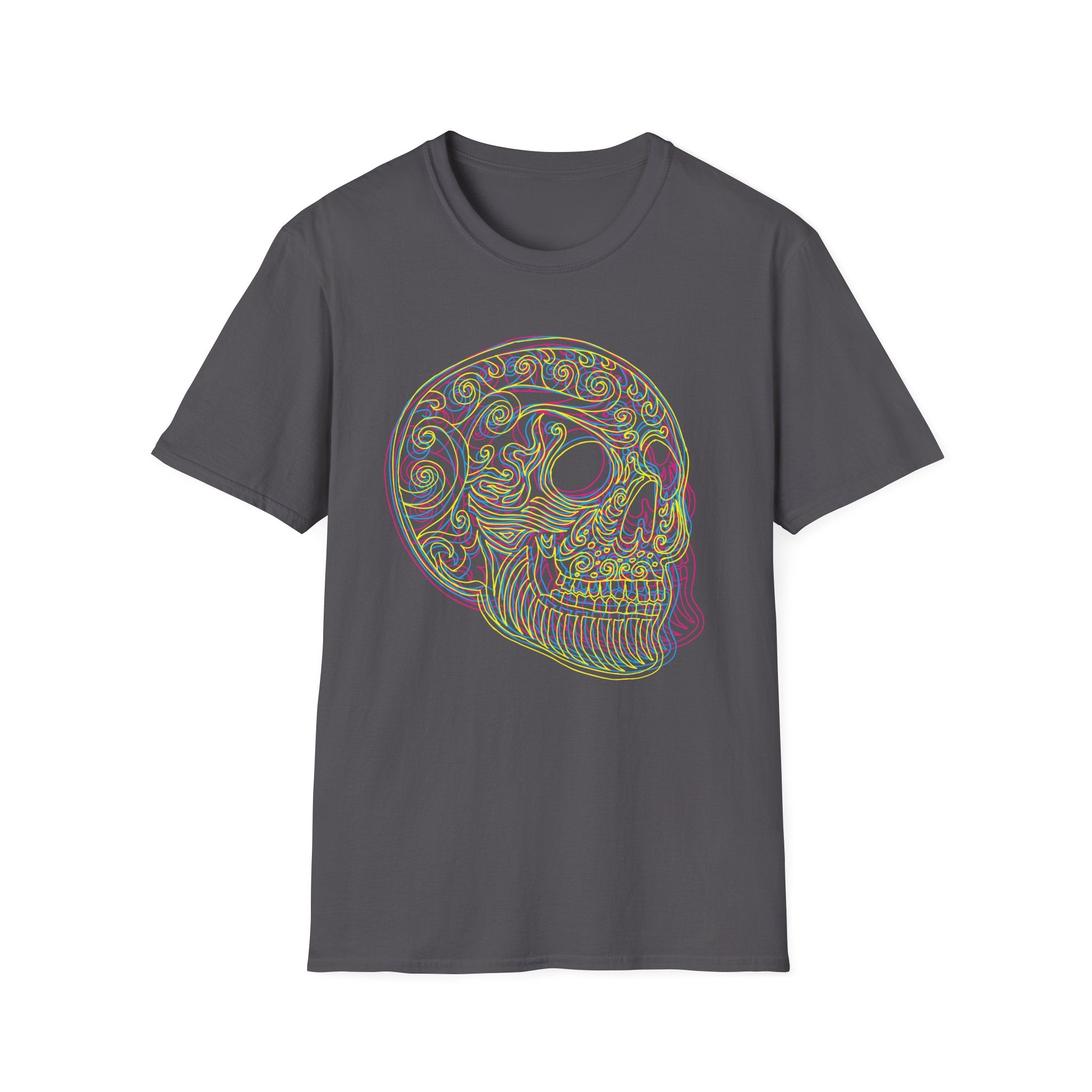 ☠️🌈🌀 Hypnotic blast of color skull