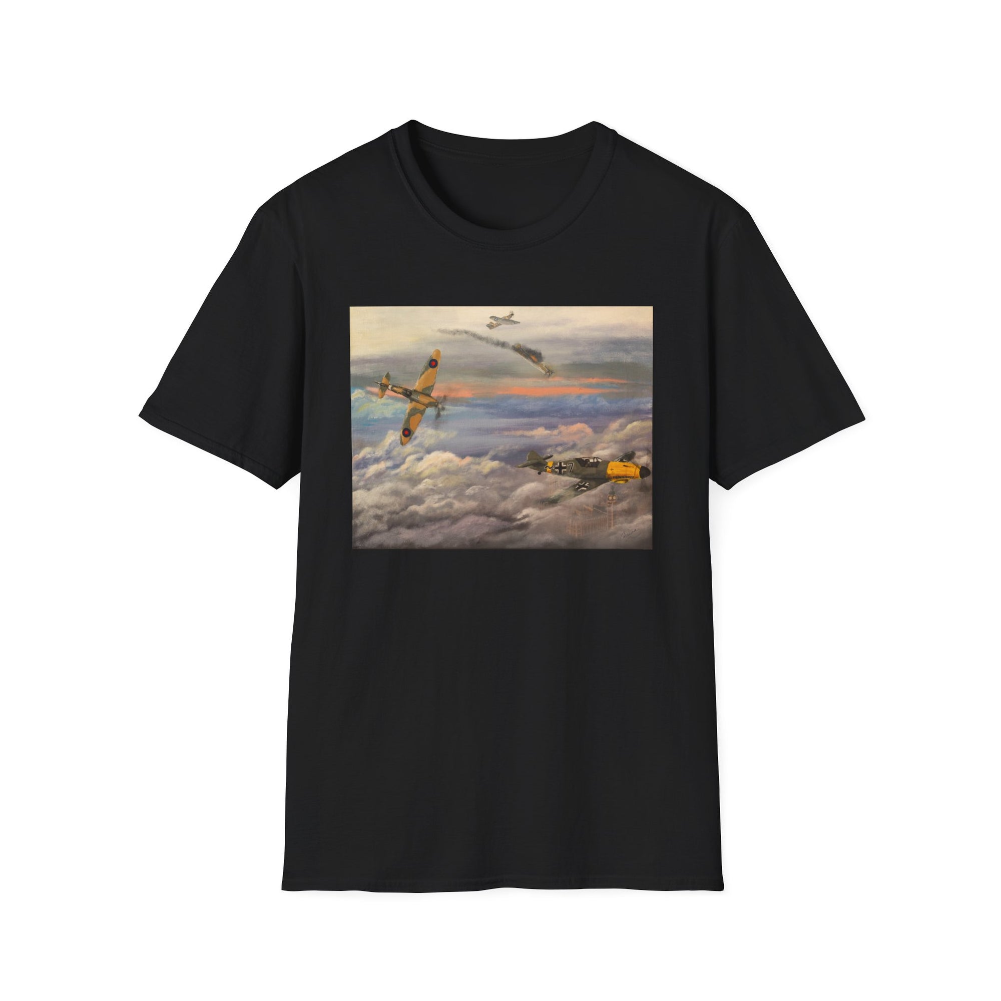 ✈️🌥️🔥 Pinturas WWII: Batalla de Inglaterra (Frente) + Nunca nos rendiremos (Espalda)