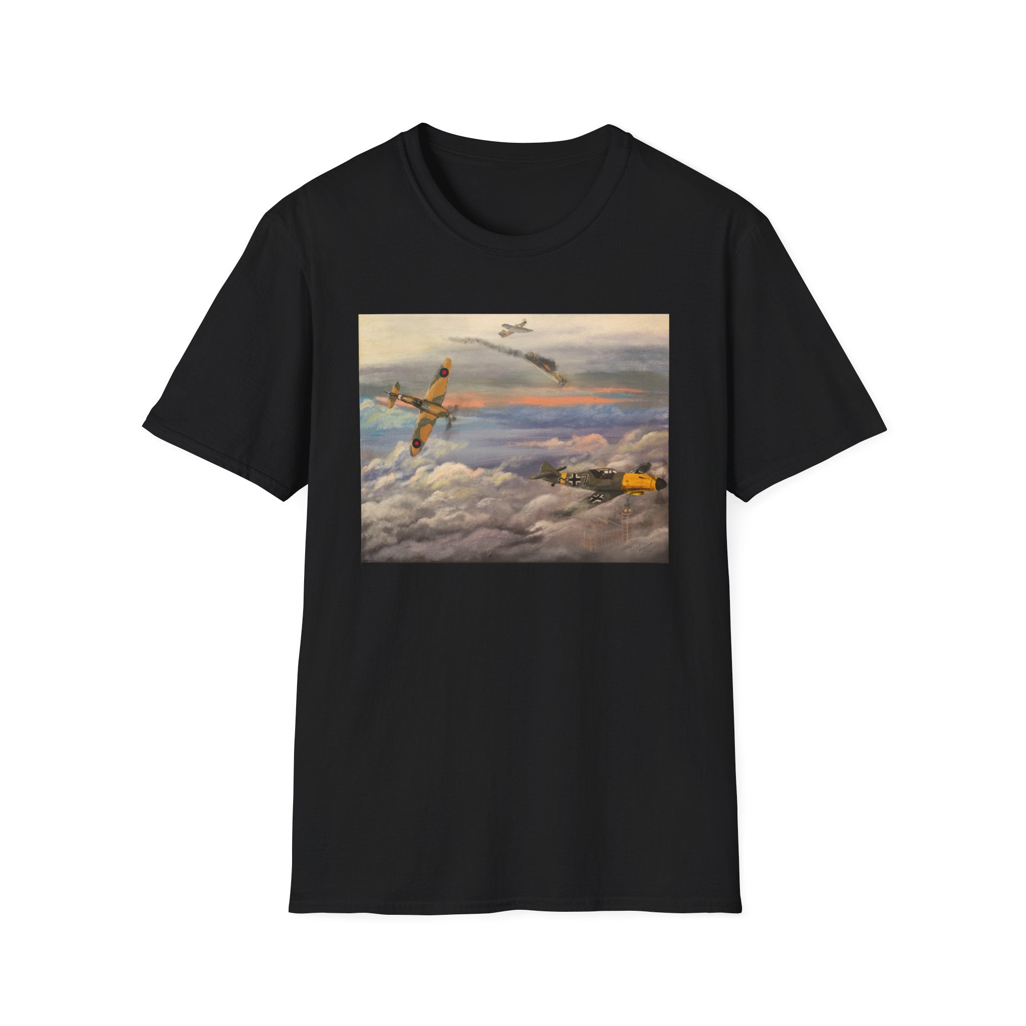 ✈️🌥️🔥 Pinturas WWII: Batalla de Inglaterra (Frente) + Nunca nos rendiremos (Espalda)